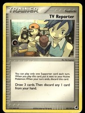 TV Reporter 82/101 EX Dragon Frontiers Pokemon Card