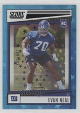 2022 Score Rookies Stars 80/399 Evan Neal #320 1h83