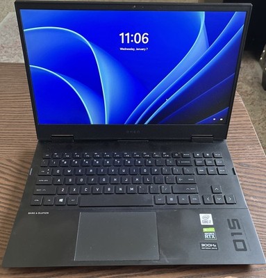 HP Omen 15.6'' Gaming Laptop RTX 3070 Intel Core i7 10th Gen 512GB SSD 16gb RAM