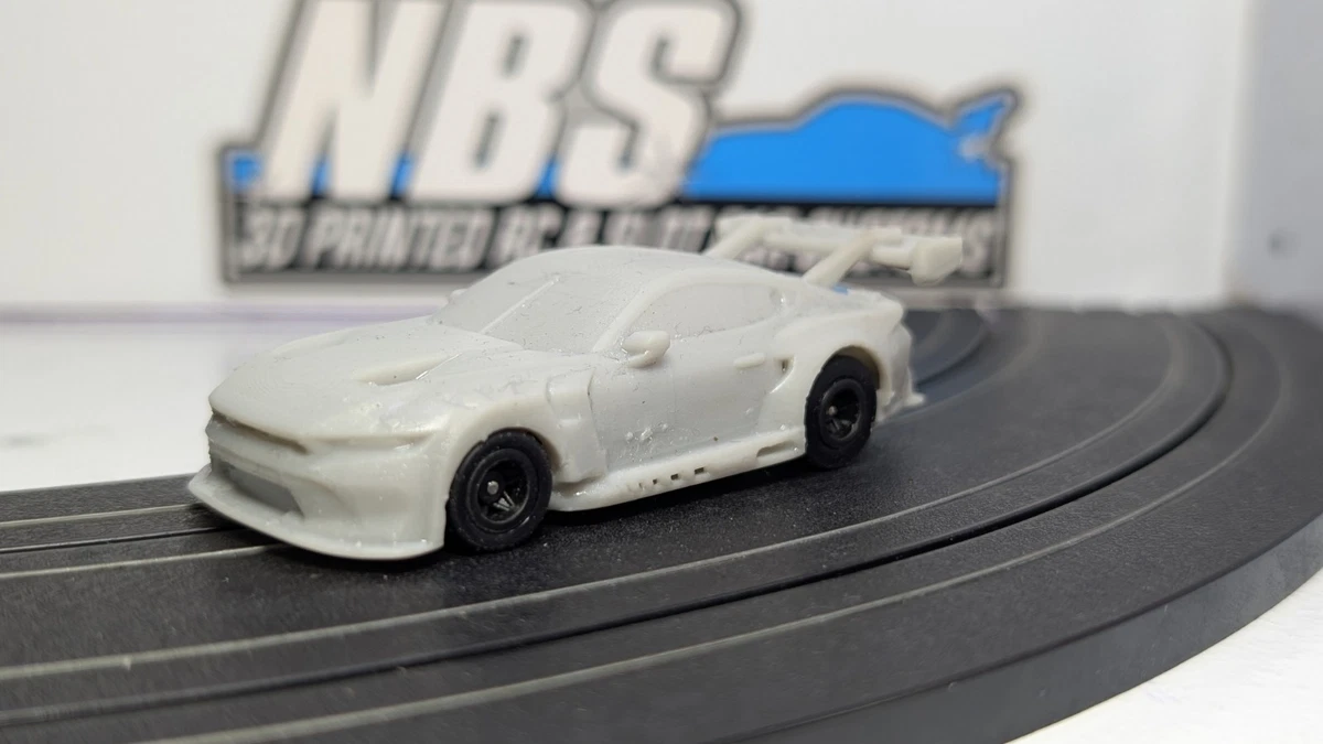 AFX Slot Car 3d Printed Body Ford Mustang GT3 Suit Bulldog 1.6