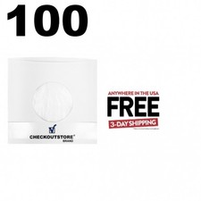 100 COS Paper Record Polylined With Hole 7" Vinyl 45 RPM Inner Sleeves  3 DAY
