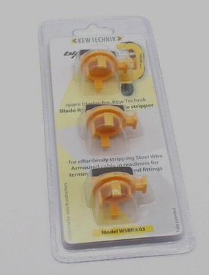 24 Stück x KEW TECHNIK BLADE RUNNER 3 ERSATZKLINGEN FÜR SWA KABEL ABISOLIERER WSBRR03