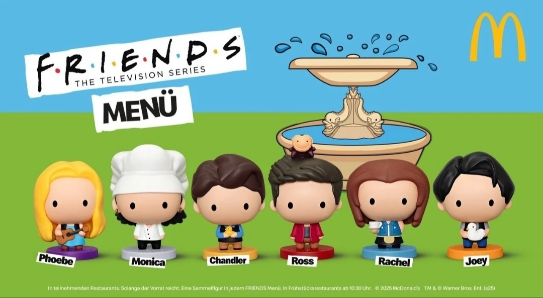 Friends フィギュア McDonald's F.R.I.E.N.D.S. x McDonald's Adult Meal Toy Unboxing & Review