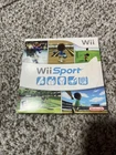 Wii Sports Nintendo Video Game Disc Manual and Cardboard Sleeve CIB