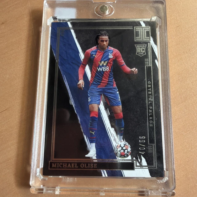 Michael Olise RC /55 2021-22 Panini Impeccable Soccer Rookie super selten