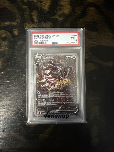 Pokemon Giratina V Lost Origin Full Alt Art #186 PSA 9 Mint