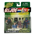 GI Joe Valor vs Venom Cobra Viper Gung Ho Action Figure 2-Pack 2005 Hasbro New