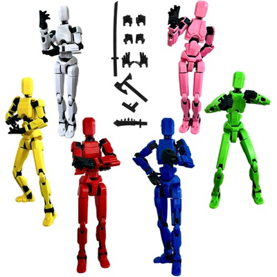 #ad VZNYBL Assembly Completed 6 Packs Titan13 Action Figure Dummy 13 3D Printe... $30.64