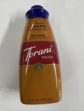 Torani Sugar Free Sauce, Caramel, 64 Ounces