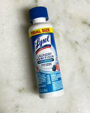 Lysol Laundry Sanitizer in Crisp Linen Scent, Trial Size 3.4oz