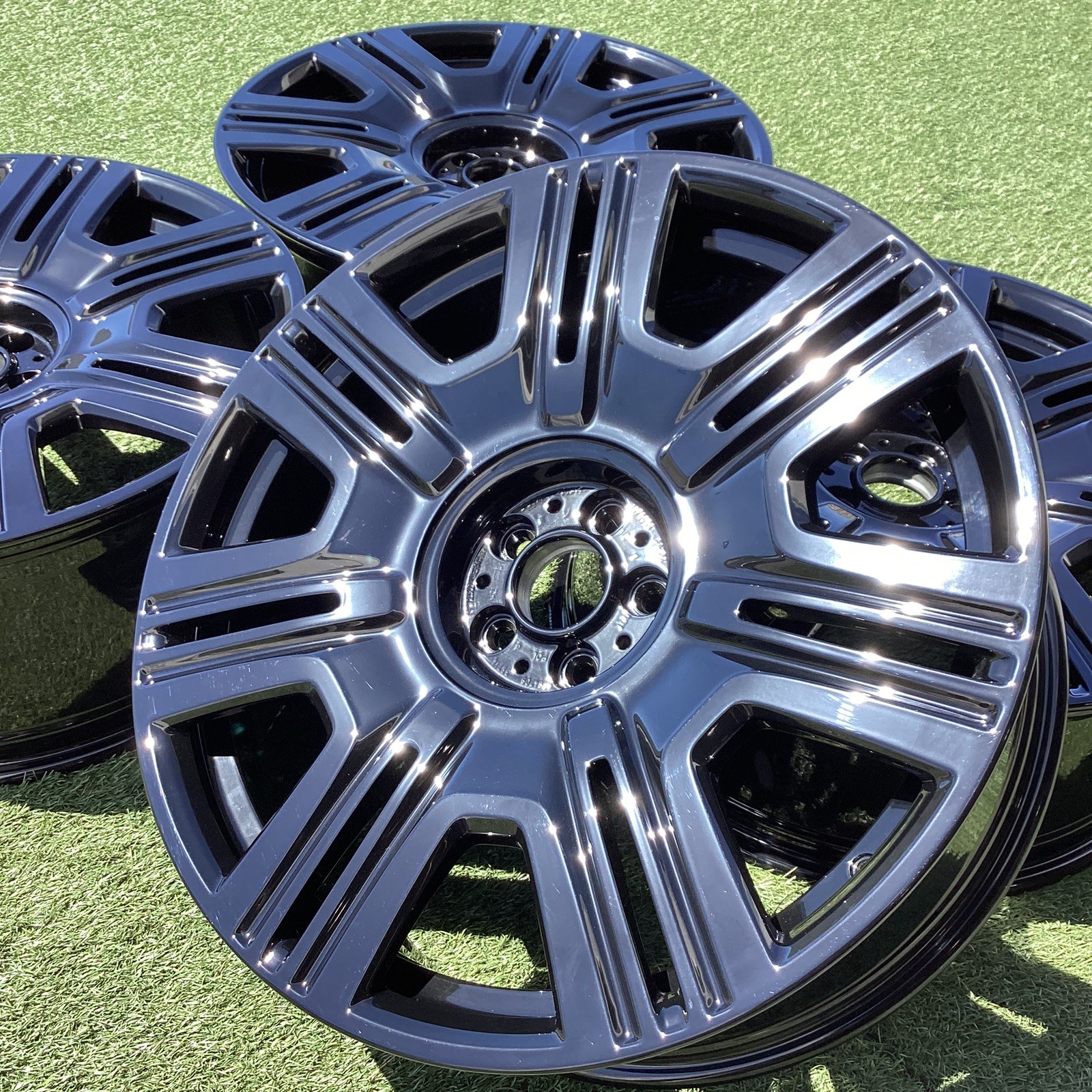 22” Rolls Royce Cullinan Wheels Rims OEM Set Of 4 Gloss Black