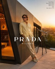 Prada Milano Button Down Shirt Yellow Check 100% Cotton Italy Men's 40L 15 3/4