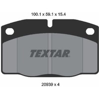 Textar 2093903 Bremsbelagsatz FüR Opel Lotus Kadett Ascona Corsa Rekord Vectra