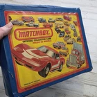 Vintage 1980 Matchbox 48 Car Collector Carry Case Contains interior trays  *worn