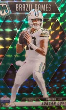 2025 Panini Mosaic - International Games Jordan Love #265 Green Mosaic Prizm