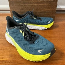 Hoka One One Men Arahi 6 Blue Mesh Running Shoe 1123194 BGBCR Size 9D