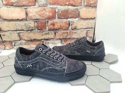 Vans x Quasi Skate Old Skool 2022 Asphalt Grey Washed Denim Look Black Men Sz 7
