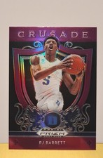 2019-20 Panini Prizm Draft Picks - Crusade RJ Barrett #72 Purple Prizm (RC)