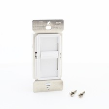 Eaton White Incandescent Slide Dimmer Switch ...