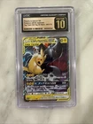 Pikachu & Zekrom GX CGC  Pristine 10 Tag Bolt 031/095 Japanese Pokémon Mint