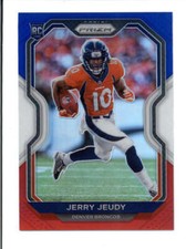 JERRY JEUDY 2020 PANINI PRIZM #314 ROOKIE RED WHITE BLUE PRIZM BC1153