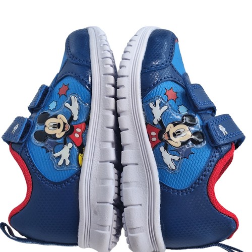 New Mickey Mouse Boy's Shoes Size 6 Blue Color (14 Cms) Lightweight - Picture 2 of 21