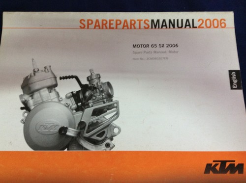 2006 ENGINE SPARE PARTS MANUAL: | eBay