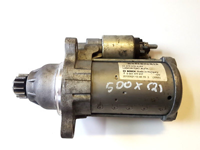 【FIAT500】 FIAT 500X 1.6 PETROL 2016 81kW ENGINE STARTER MOTOR OEM 51975678