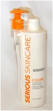 SERIOUS SKINCARE Serious-C C-Clean Facial Cleanser 12oz -  New Sealed