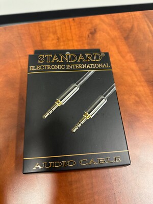 (Bundle of 8 cables) Premium 3.5mm Male to Male Stereo Audio Cable - 6.5 ft 