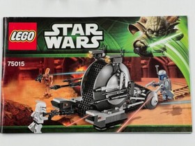 LEGO Star Wars INSTRUCTION MANUAL ONLY, Set #75015, Droid Tank