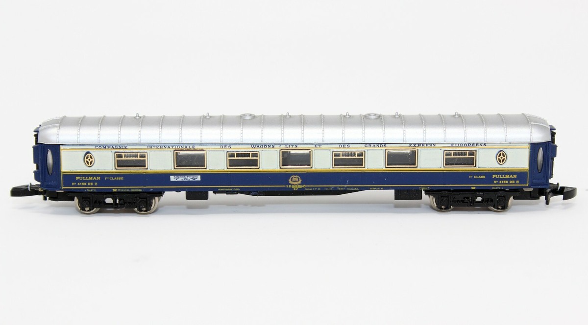 Z Scale Marklin 8108 Orient Express Set w/ New 5 Pole Motor led