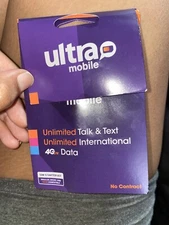 ULTRA Mobile Sim Starter Kit Metro 4g data NO CONTRACT Unlimited Talk And Text