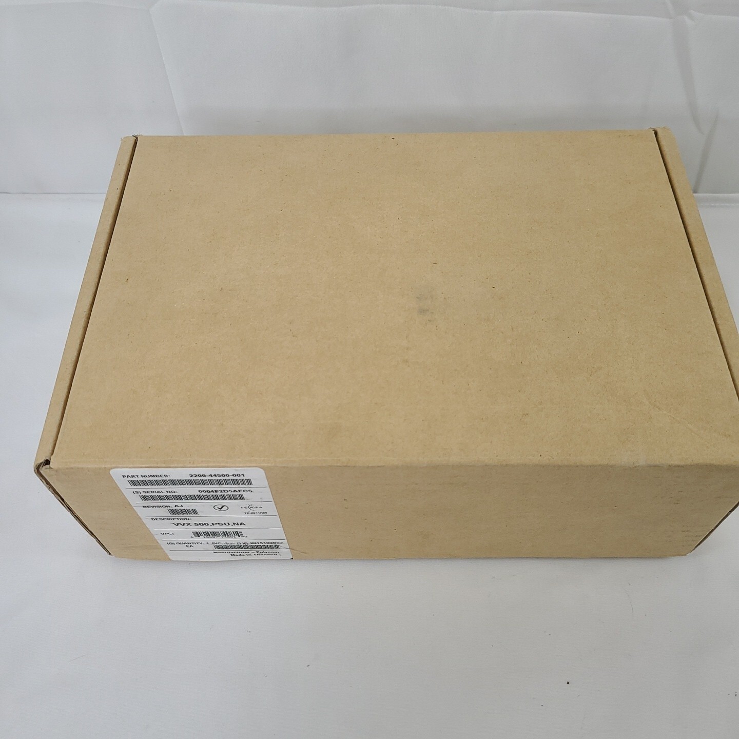 *READ* Polycom VVX 500 12-line Business Media Phone POE w/ Power Adaptor