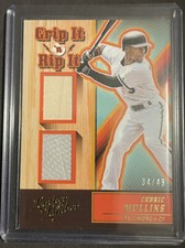 2019 Panini Leather & Lumber Grip It ‘n Rip It Cedric Mullins Orioles #34/49
