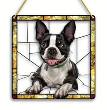 Boston Terrier Sun Catcher  Home Decor - Perfect Gifts for Dog Lovers 