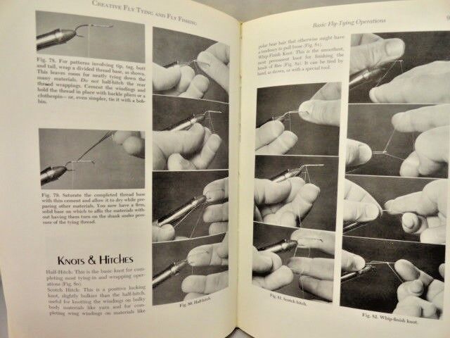 Creative Fly Tying Fly Fishing How to Book Rex Gerlach Sports & Recreation  1974