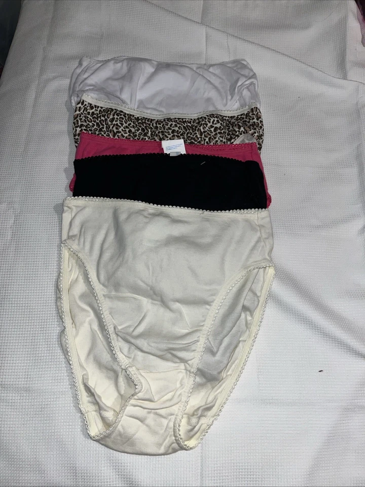 Warner's 3 Pack Cotton Bikini  Panties Styles 5503k, 5603,  Size 5 - Image 2 of 3
