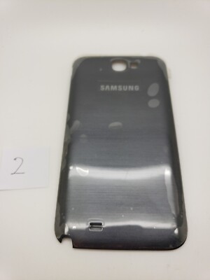 New Old Stock Samsung Galaxy Note 2 N7100 Grau Rückseite Akkudeckel Backcover