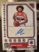 2023-24 Donruss Optic Signature Series Isaiah Livers Auto #SS-LRS Wizards