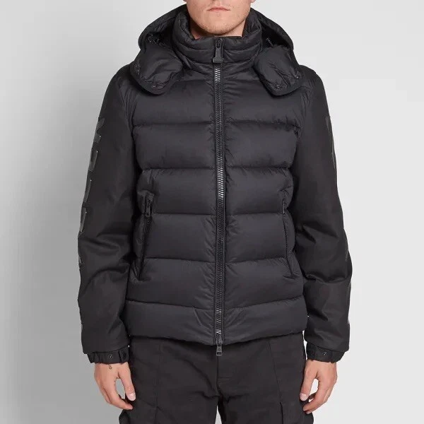 RARE!! Moncler x Off-White Enclos Matte Black Down Jacket FW16