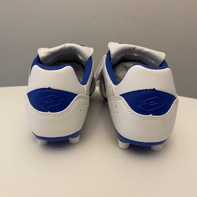 Lotto Stadio 200 III FG - Soccer Football Cleats -White Blue US 8