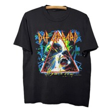 Vintage 1987 Def Leppard Hysteria Tour Concert Rock Shirt 80s USA