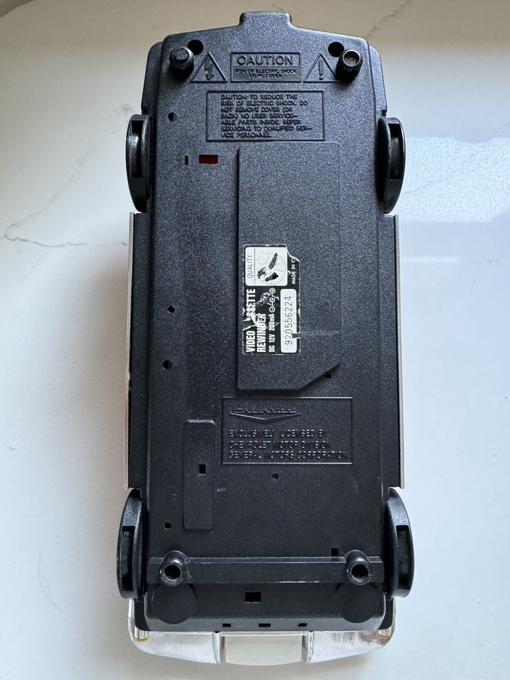 Chevy Corvette VHS Video Tape Cassette Rewinder Vintage Red 1963