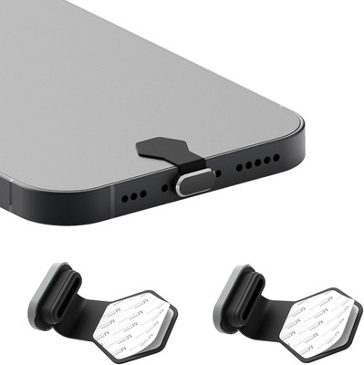 Pack of 2 Type C Port Dust Caps, Legierung Dust Caps Phone Type C Anti Dust Char