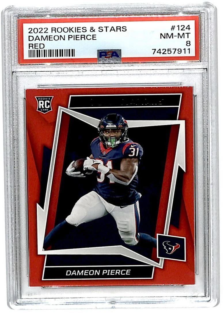Dameon Pierce Panini Rookies & Stars #124 Red