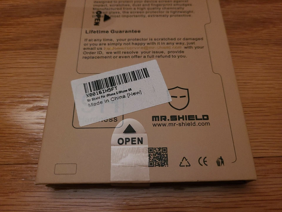 [PACK DE 3] [vidrio templado] Protector de pantalla para iPhone 6 Plus/iPhone 6S Plus Foto 3 de 4