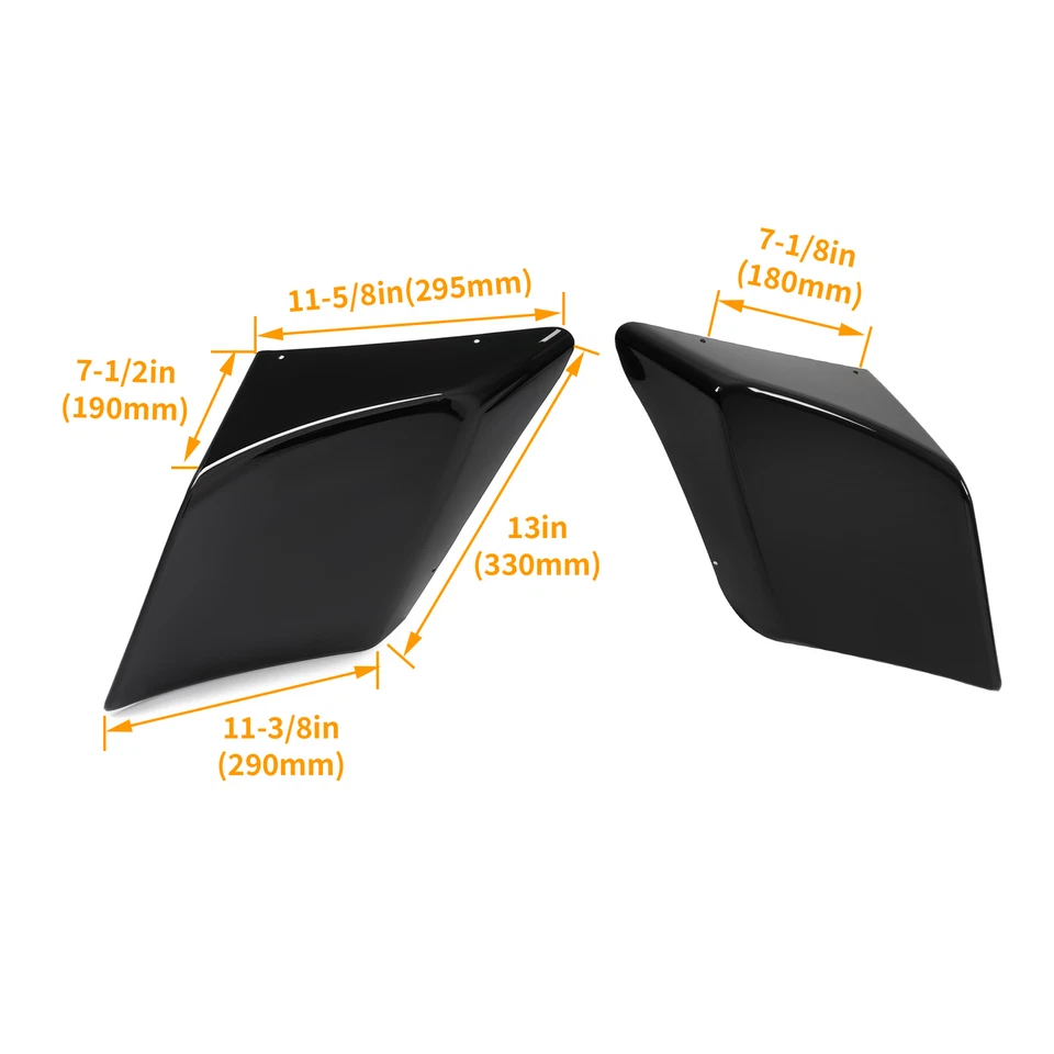 Painted Side Fairing Cover Panel For Harley Touring Road Street Glide 89-13 2009 - Image 2 of 4
