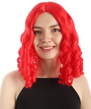 Adult Women's 14" Inch Shoulder Length Weave Curly Goldilocks Wig,HW-6840A