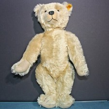 Steiff Classic Blond Teddy Bear Growler Jointed 16” Mohair 2001 #004636